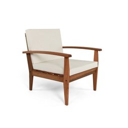 Conjunto com 2 Poltronas de Madeira Isis - 2