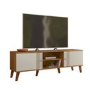 Ver imagem 3 de Rack Estante Denver 180cm Tv até 75 Polegadas Multifuncional com Portas Peternella Móveis