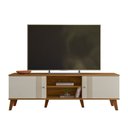 Ver imagem 4 de Rack Estante Denver 180cm Tv até 75 Polegadas Multifuncional com Portas Peternella Móveis