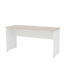 Ver imagem 3 de Escrivaninha Mesa de Escritório 160cm Carvalho e Branco Bege