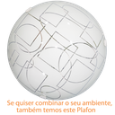 Ver imagem 3 de Arandela Moderna Solaris Calha Vidro Curvo Tema Geometrico