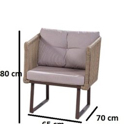 Conjunto Sofá Amsterdã 1 e 2 Lugares com Mesa de Centro - 5