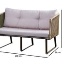 Ver imagem 3 de Conjunto Sofá Amsterdã 1 e 2 Lugares com Mesa de Centro