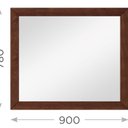 Ver imagem 3 de Moldura com Espelho 100% Madeira Maciça Linha Prata