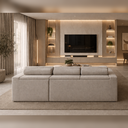 Ver imagem 6 de Sofá Living Retrátil e Reclinável Encantus 3 Lugares Marrom Cappuccino