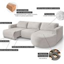 Ver imagem 7 de Sofá Living Retrátil e Reclinável Encantus 3 Lugares 292cm Bege