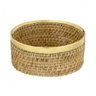 Cesto Decorativo Rattan com Dourado M - 1