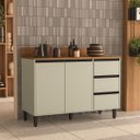 Ver imagem 1 de Balcão de Cozinha 120x92,5cm 3 Gavetas 2 Portas com Tampo Verde 250002