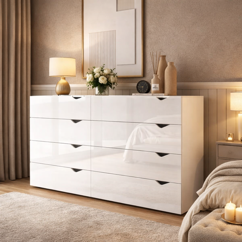 Cômoda 8 Gavetas 83,5cm X 150cm Porto