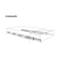 Ver imagem 7 de 03 Pares Corrediça Gaveta Trilho Telescópico 40 cm para 35kg - Openfield                                                                       