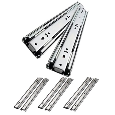 03 Pares Corrediça Gaveta Trilho Telescópico 40 cm para 35kg - Openfield                                                                       