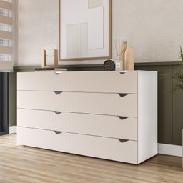 Cômoda 8 Gavetas 83,5x150,1x46 Cm Porto - 1