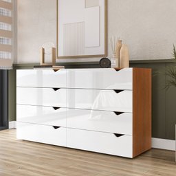 Cômoda 8 Gavetas 83,5x150,1x46 Cm Porto - 1