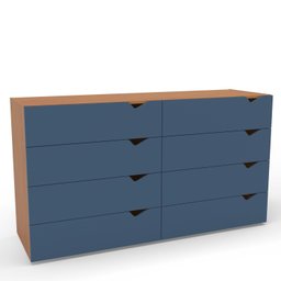 Cômoda 8 Gavetas 83,5x150,1x46 Cm Porto - 2