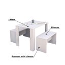 Ver imagem 3 de Mesa Infantil Com Dois Banquinhos Para Crianças 100% Mdf