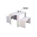 Ver imagem 4 de Mesa Infantil Com Dois Banquinhos Para Crianças 100% Mdf