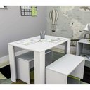 Ver imagem 2 de Mesa Infantil Com Dois Banquinhos Para Crianças 100% Mdf