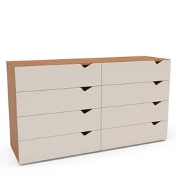 Cômoda 8 Gavetas 83,5x150,1x46 Cm Porto - 2
