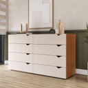 Ver imagem 1 de Cômoda 8 Gavetas 83,5x150,1x46 Cm Porto