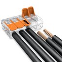 Ver imagem 3 de Conector Wago 221 415 Transparente para 5 Fios 10 Unidades