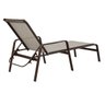 Cadeira Espreguiçadeira Lótus Reta Premium Capuccino para Piscina - 3