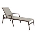 Ver imagem 7 de Cadeira Espreguiçadeira Lótus Reta Premium Capuccino para Piscina