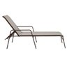 Cadeira Espreguiçadeira Lótus Reta Premium Capuccino para Piscina - 5