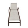 Cadeira Espreguiçadeira Lótus Reta Premium Capuccino para Piscina - 6