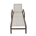 Ver imagem 6 de Cadeira Espreguiçadeira Lótus Reta Premium Capuccino para Piscina