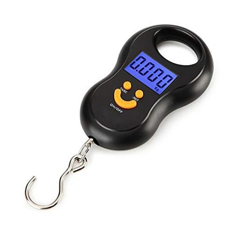Balança Eletrônica Suspensa 50kg 10g, Lcd, Cozinha, Balança Digital, Luz de Fundo, Pesos de Pesca, B