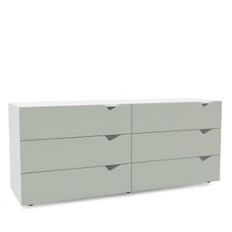 Cômoda 6 Gavetas 63,1x150,1x46 Cm Porto - 2