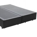 Ver imagem 4 de Cama Base Box King Bipartido Marrom Sintético 38x193x203