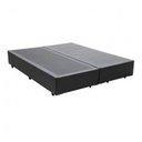 Ver imagem 3 de Cama Base Box King Bipartido Marrom Sintético 38x193x203