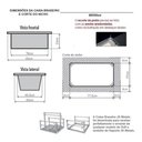 Ver imagem 4 de Caixa Braseiro 80x50 para Churrasqueira em Aço Galvanizado - Jx Metais
