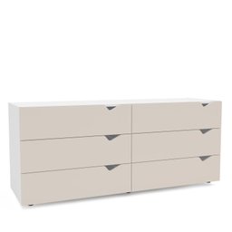 Cômoda 6 Gavetas 63,1x150,1x46 Cm Porto - 2