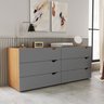 Cômoda 6 Gavetas 63,1x150,1x46 Cm Porto - 1