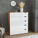 Ver imagem 1 de Cômoda para Quarto 5 Gavetas Porto