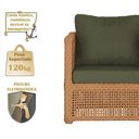 Ver imagem 4 de Mesa e 3 Poltronas Madri Corda Náutica Estofado 13 Trama Terra Cota