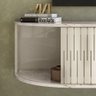 Painel Home Piso Teto TV Até 65 Polegadas Calacata Off White Monte Carlo Madetec - 6