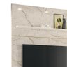 Painel Home Piso Teto TV Até 65 Polegadas Calacata Off White Monte Carlo Madetec - 7