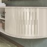Painel Home Piso Teto TV Até 65 Polegadas Calacata Off White Monte Carlo Madetec - 5