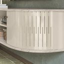 Ver imagem 5 de Painel Home Piso Teto TV Até 65 Polegadas Calacata Off White Monte Carlo Madetec