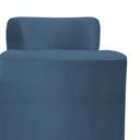 Ver imagem 3 de Puff Athena Suede Azul Royal - Vallisa Decor