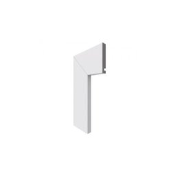 Guarnição 451 2,40 X 7 Cm Branco - Santa Luzia - 1