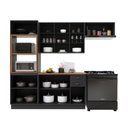 Ver imagem 5 de Cozinha Modulada Completa Americana 100% MDF 270cm com Rodapé Provence Multimóveis Crink-CPL019