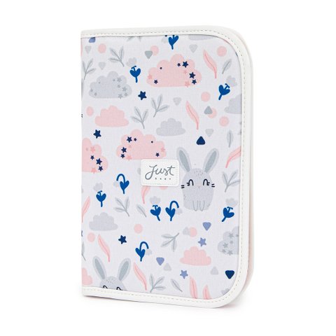 Porta Carteira de Vacinação Bunny Rosa Just Baby Porta Carteira Vacinação