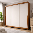 Ver imagem 1 de Guarda-roupa 3 Portas 200cm X 220cm Porto