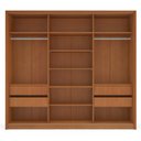 Ver imagem 6 de Guarda-Roupa 3 Portas 200cm x 220cm Porto Cinza/Freijó