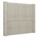 Ver imagem 1 de Cabeceira Casal Queen Cama Box 160cm Claire I02 Bouclê Bege - Mpozenato