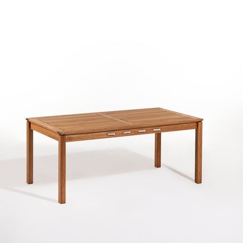 Mesa de Jantar para Área Gourmet 180x93cm Bege/Stain Jatobá